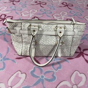 Y2k Long Elognated Solid White Shoulder Bag Purse
